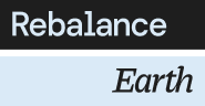 Rebalance Earth